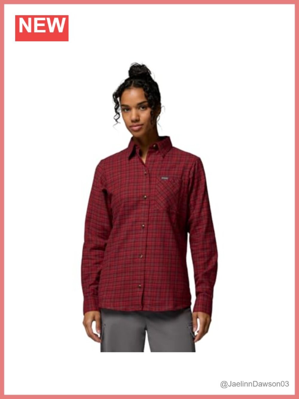 Columbia Calico B Long Sleeve Button Down Shirt